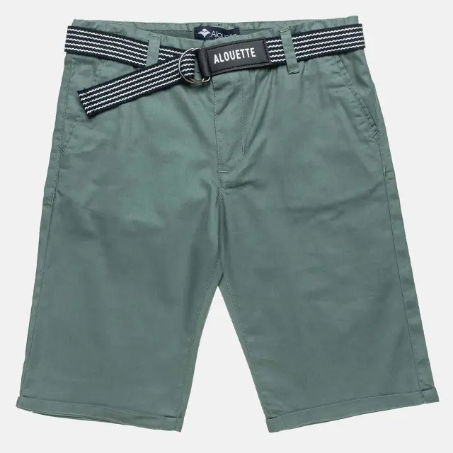Βερμούδα chinos με ζώνη