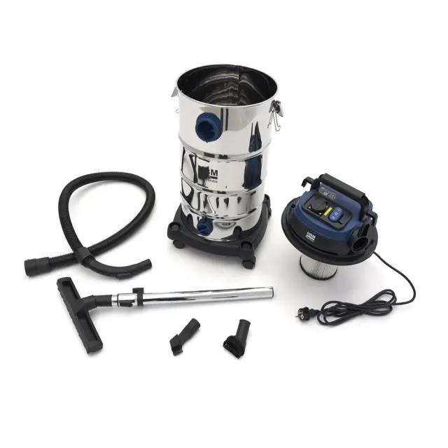 Σκούπα Υγρών & Στερεών HBM H134544 1600W 40L με Πρίζα & HEPA 2