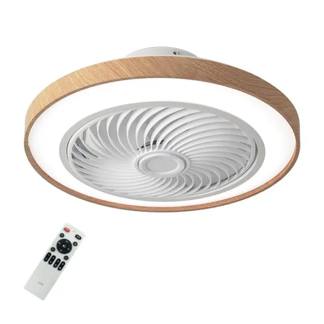 Ανεμιστήρας οροφής DC 19\" με LED φωτιστικό και τηλεχειριστήριο, 32W