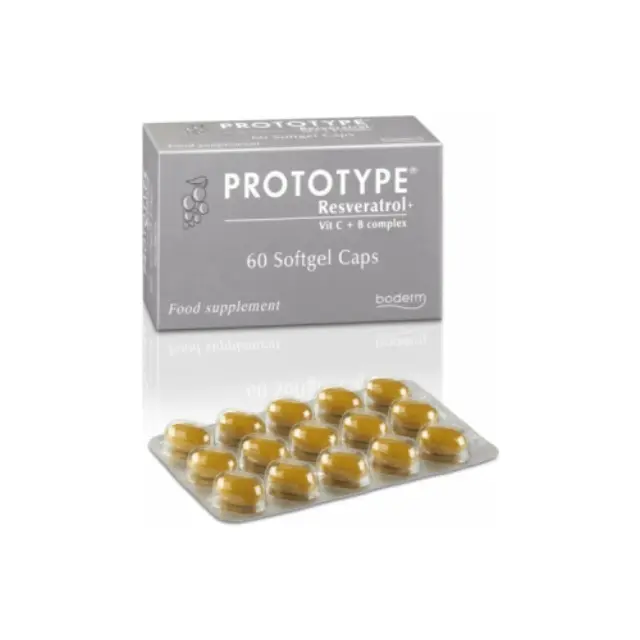 Boderm Prototype Συμπλήρωμα Διατροφής με Αντιοξειδωτική & Αντιγηραντική Δράση, 60 caps