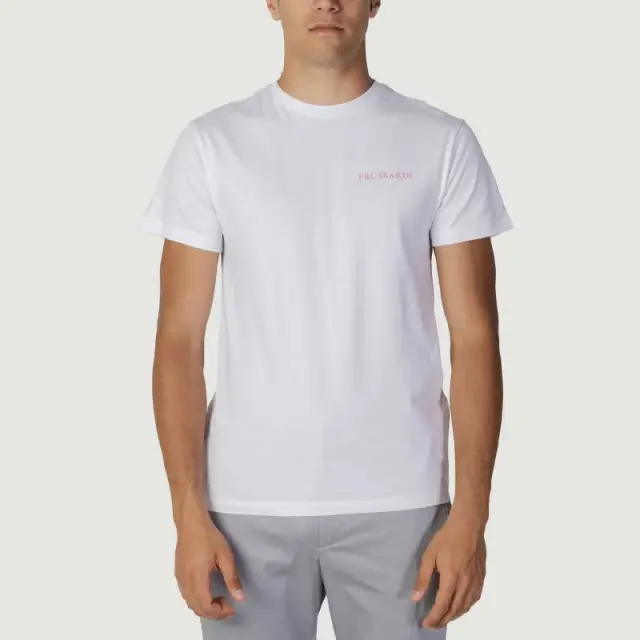 T-shirt Trussardi Beachwear TRU1MTS02-BIW Άσπρο - 2XL