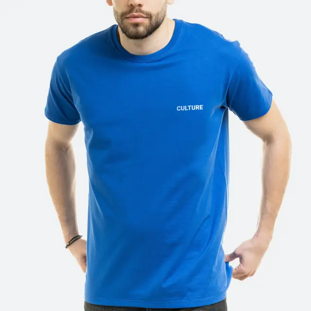 T-shirt Noshame® Μπλέ με τύπωμα Culture - 122529 - XXL 3