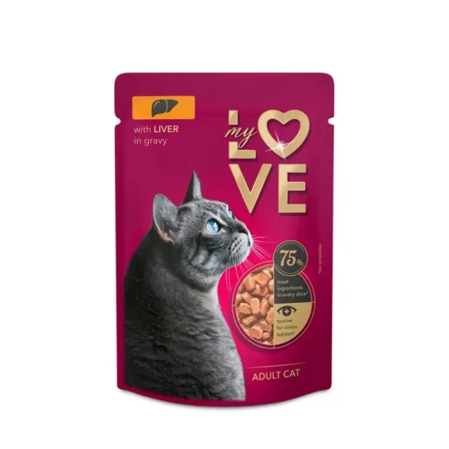 My Love Adult Σε Σάλτσα 85gr Συκώτι
