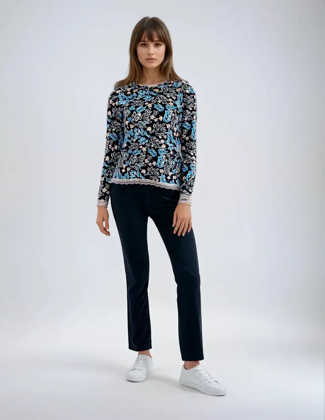 W946 - Type - PYJAMA MIDNIGHT FLOWERS