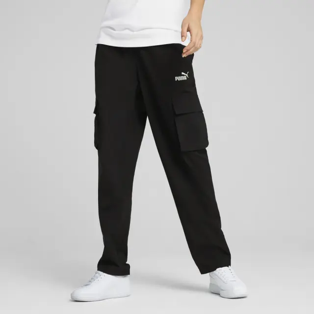 Puma Ess No 1 Cargo Pants Black 684978-01 - L
