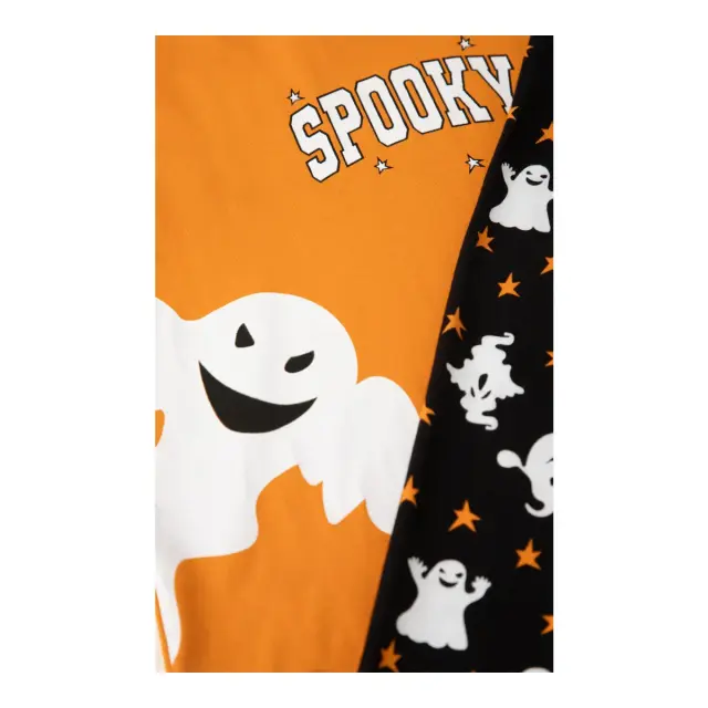 Minerva Παιδική Πυτζάμα Unisex Spooky, Χρώμα Πορτοκαλί 2