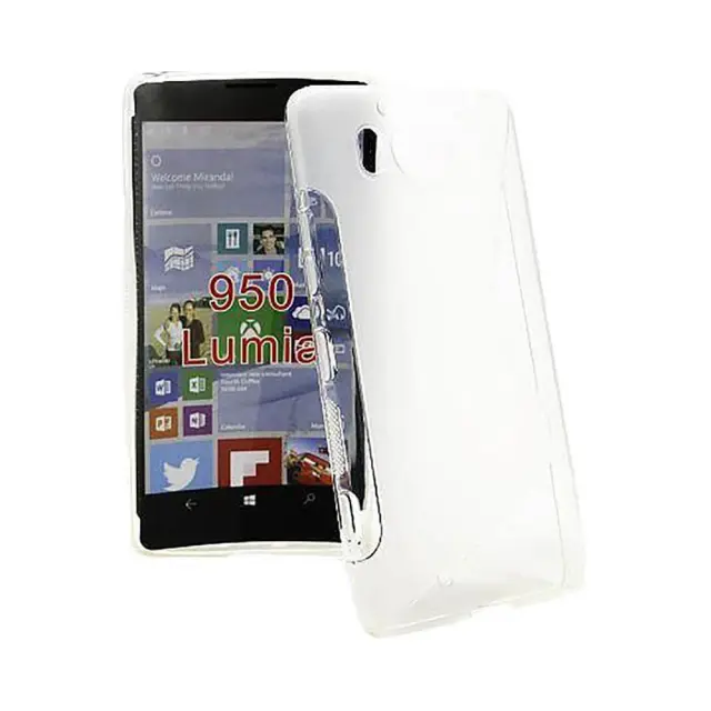 Θήκη Σιλικόνης S-Line Case Για Microsoft Lumia 950 Διάφανη