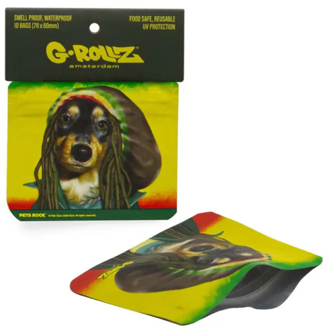 G-Rollz Σακουλάκι Ασφαλείας Zip - Reggae (70x60mm)