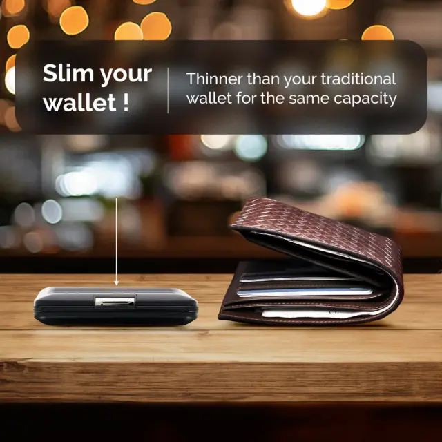 Ogon Πορτοφόλι Αλουμινίου & Θήκη Καρτών / Aluminium V2 Smart Case Wallet: Bad Cat 3