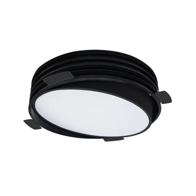 Dream Χωνευτό κινητό φωτιστικό led Trimless 23W 4000K ø35cm μαύρο