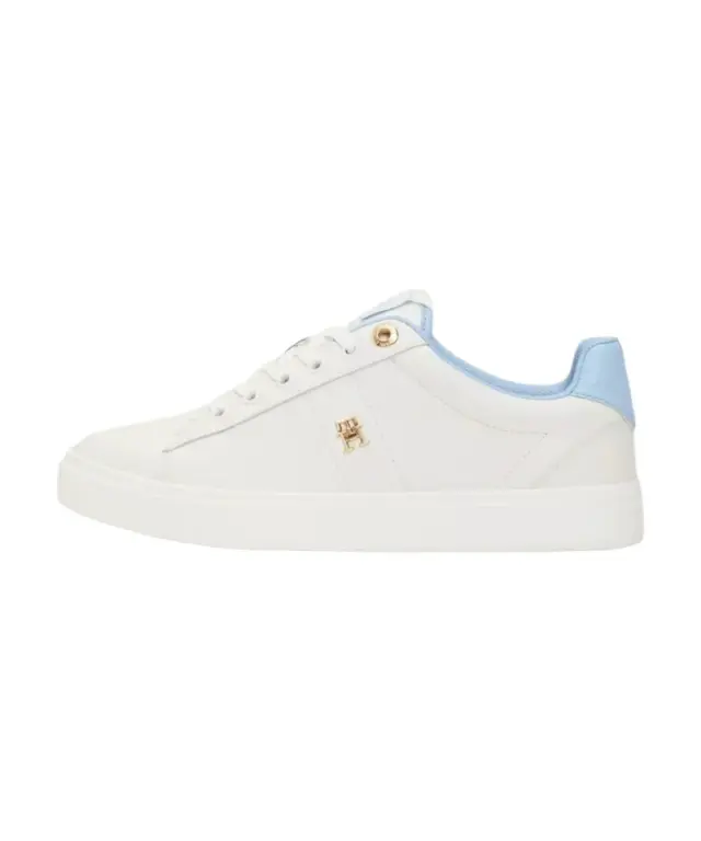 Tommy Hilfiger – Δερμάτινα Γυναικεία Sneakers FW0FW07999-0F6 Εκρού Μπλε - 36 2