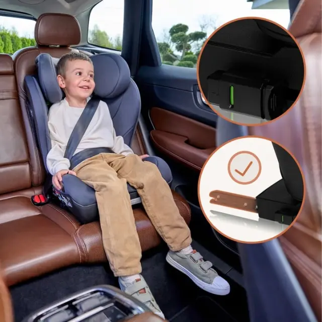 Lionelo Neal i-Size isofix Κάθισμα Αυτοκινήτου 100-150 cm Blue Navy 2