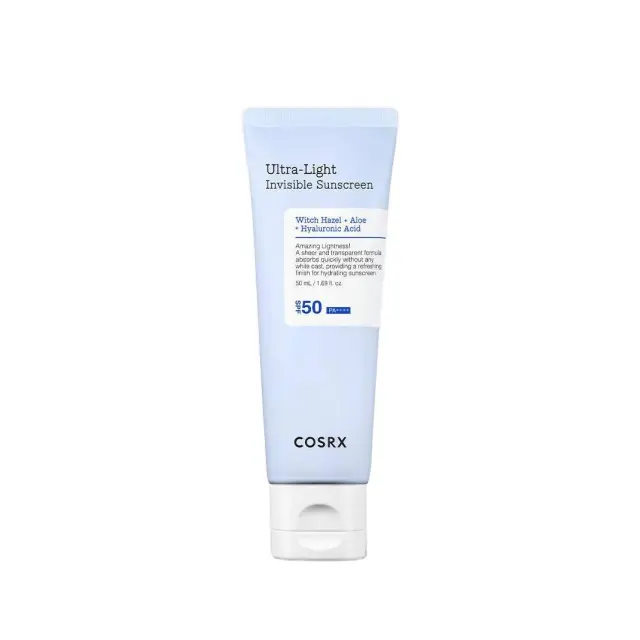 COSRX Ultra-Light Invisible Sunscreen SPF50 PA++++ - Super λεπτόρρευστο ενυδατικό αντιηλιακό με υψηλή προστασία