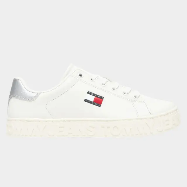 Tommy Hilfiger - Γυναικεία Sneakers Th Logo Outsole Sneaker Ess EN0EN02703-0K7 Εκρού - 41