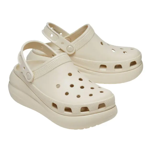 Γυναικείες Ανατομικές Παντόφλες Crocs Classic Crush 207521 2Y2 Μπεζ Μπεζ - L(39-40) 2