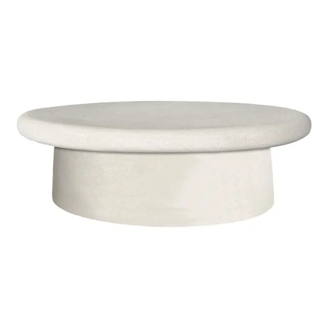 Τραπέζι σαλονιού Herona pakoworld mdf λευκό 100x60x32εκ 2