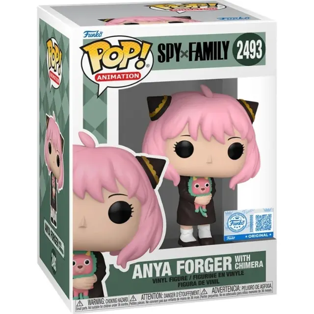 Φιγούρα Funko Pop! Animation: Spy X Family - Anya Foger w Chimera #2493 Vinyl Figure 2