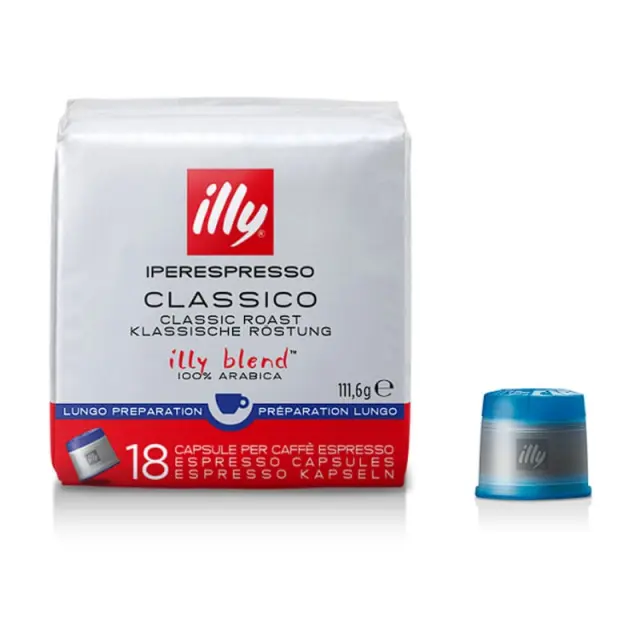 Illy Lungo Κάψουλες iperEspresso 18τμχ