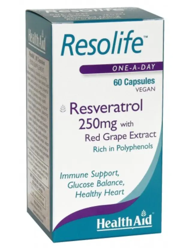 HEALTH AID Resolife Resveratrol 250mg 60 vegan caps 2