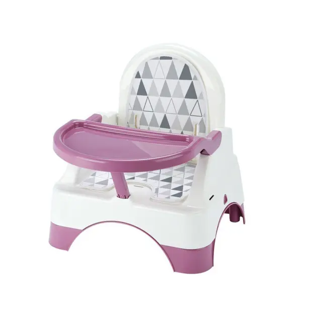 THERMOBABY EDGAR BOOSTER SEAT WITH STEP PINK