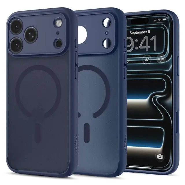 Spigen Ultra Hybrid MagSafe, frost deep blue - iPhone 18 Pro Max/17 Pro Max