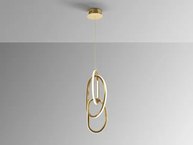 Nexo lamp 3L gold φωτιστικό κρεμαστό Χρυσό 3