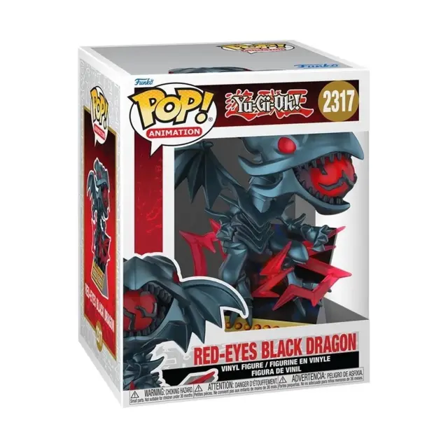 Φιγούρα Funko Pop! Premium: Yu-Gi-Oh! - Red eyes black dragon (Card) #2317 Vinyl Figure 2