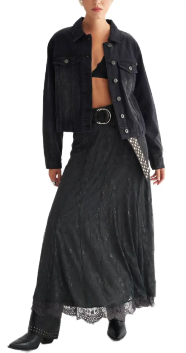 Attrattivo γυναικείο τζιν μπουφάν animal print 9923745-1