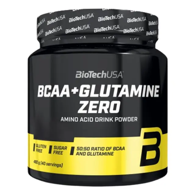 BioTechUSA BCAA+Glutamine Zero 480g Orange (12038010300)