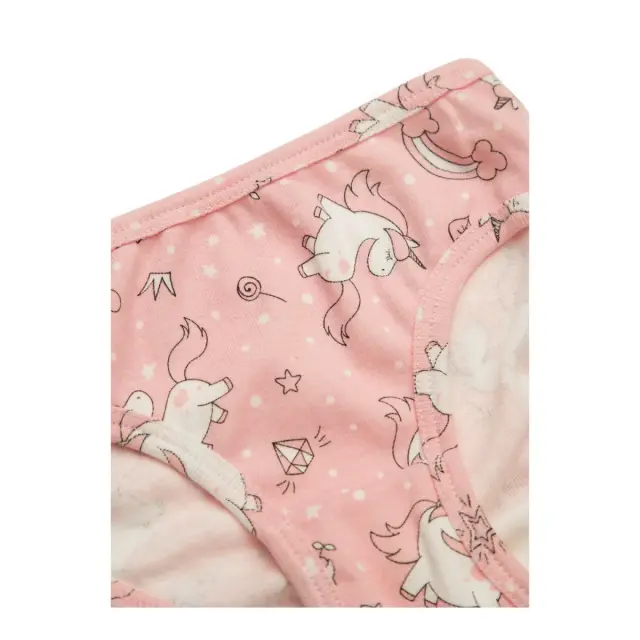 Minerva Παιδικό Slip Κορίτσι Unicorn, Χρώμα Ροζ-Εκρού - 8 Y 2