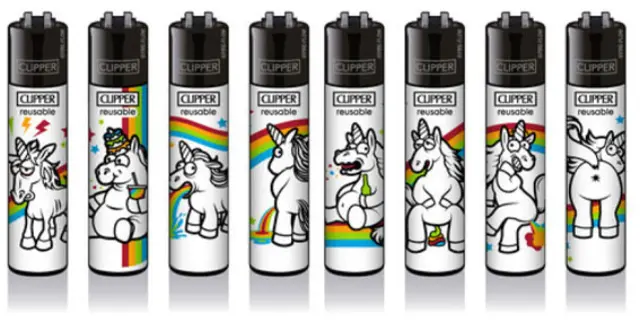 Clipper Αναπτήρας Μεγάλος - Unicorn Best Of