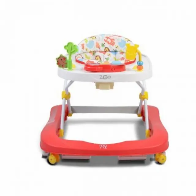 Cangaroo Baby Walker Zoo 2 in 1 Red Περπατούρα 2