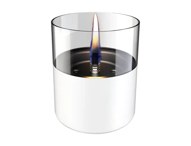 Επιτραπέζια Εστία Φωτιάς Lilly 10 Tenderflame με διάρκεια καύσης 9 - 10 ώρες, χωρητικότητα δεξαμενής 300ml και διαστάσεις 10x11.5cm - White TF-200004 2