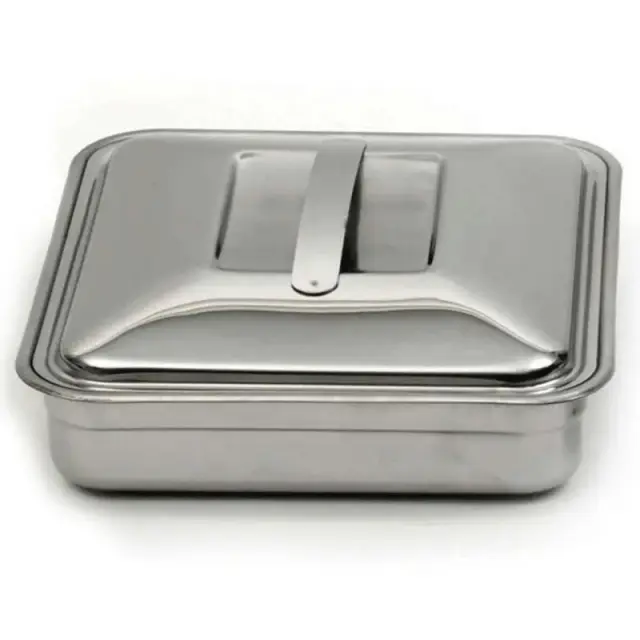 Cook Shop Ταψί Ορθογώνιο Ανοξείδωτο Χάλυβα 18/10 AISI 304 37x32cm 5.5L Ασημί