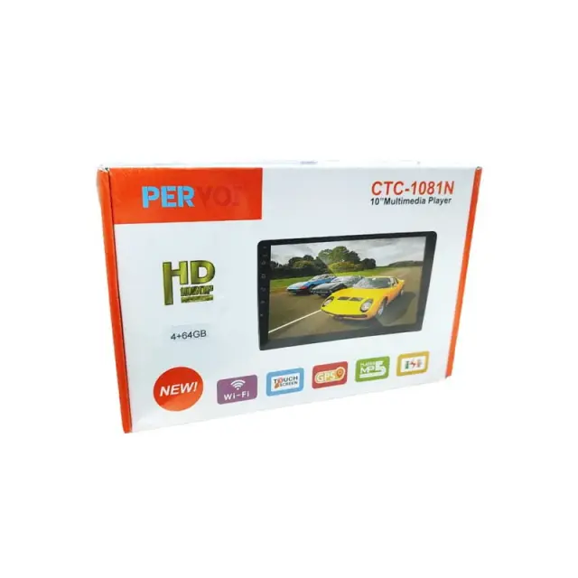 PerVoi Οθόνη Αυτοκινήτου 10" HD αφής CTC-1081Ν - Car touch screen 014415