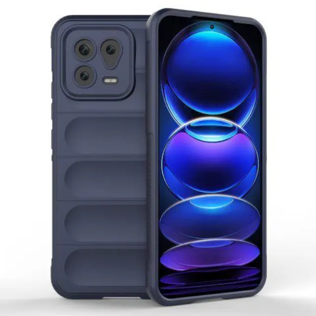 Θήκη Σιλικόνης Rugged Anti Scratch για Xiaomi 13 - Dark Blue OEM