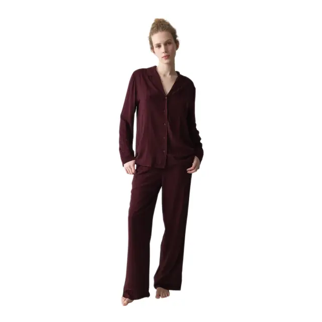 Triumph Γυναικεία Πυτζάμα Amourette Jacquard PW, Χρώμα Claret