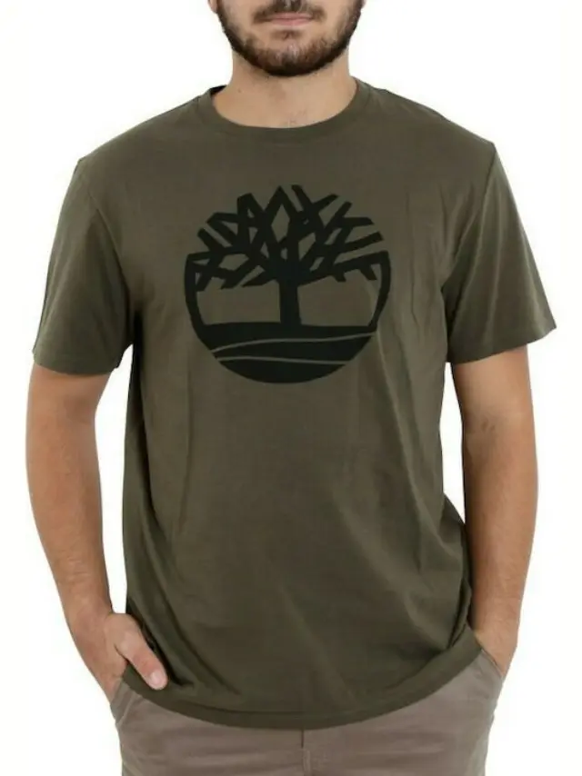 TIMBERLAND TREE LOGO-ΜΠΛΟΥΖΑ ΑΝΔΡΙΚΗ GREEN