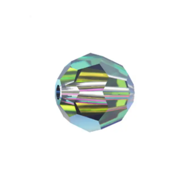 Swarovski 5000 Faceted Round Crystal Vitrail Medium 6mm - 10τεμ