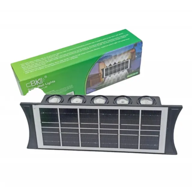 ΕΠΙΤΟΙΧΙΟ ΗΛΙΑΚΟ ΦΩΣ ΜΕ 10 LED BK-XQD-10