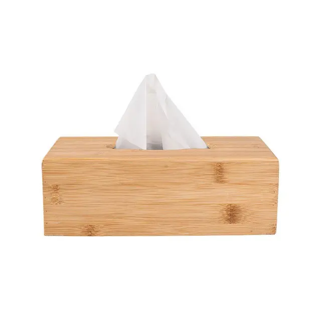 Θήκη Για Χαρτομάντηλα Essentials Bamboo 24x14x8.5cm Estia 02-13134