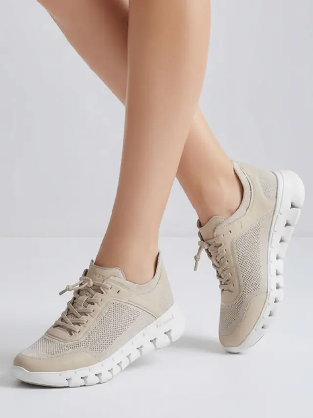 Gabor Sneakers Γυναικείο Ύφασμα/Άλλα Υλικά Μπεζ GAB/83250 42-SILK 2