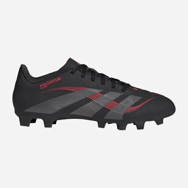 adidas Predator Club Ποδοσφαιρικά Παπούτσια με Τάπες FG/MG Μαύρα - 44 2/3