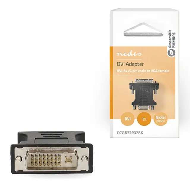 Αντάπτορας DVI-I 24+5-pin αρσ. - VGA θηλ.