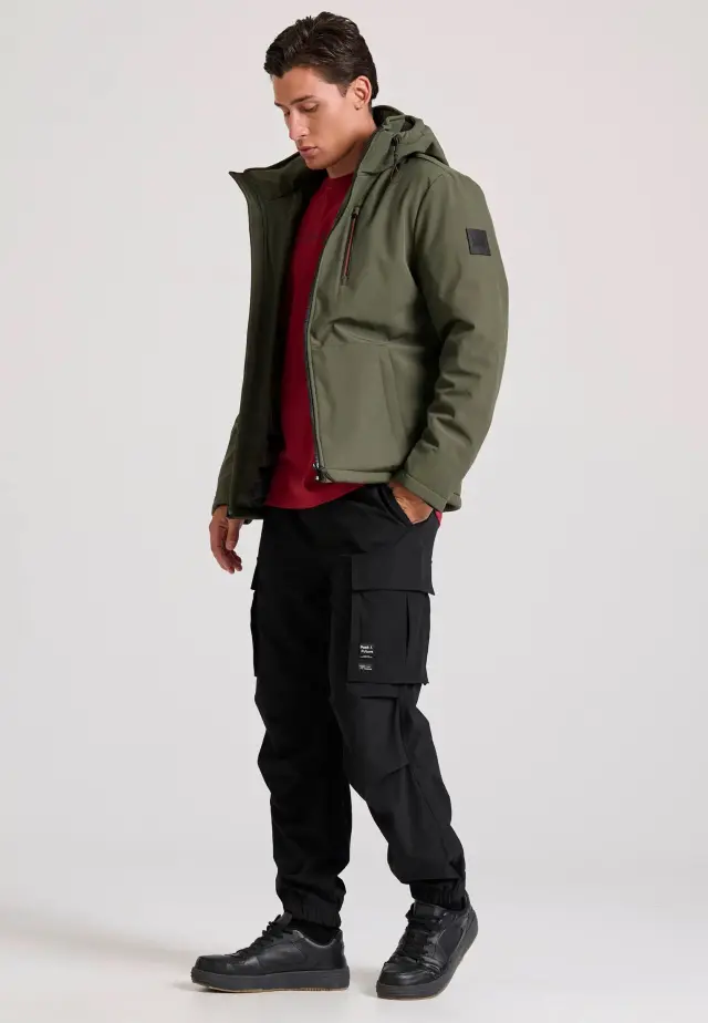 Funky Buddha Men Jacket Softshell Deep Teal FBM010-018-01 - XL 2