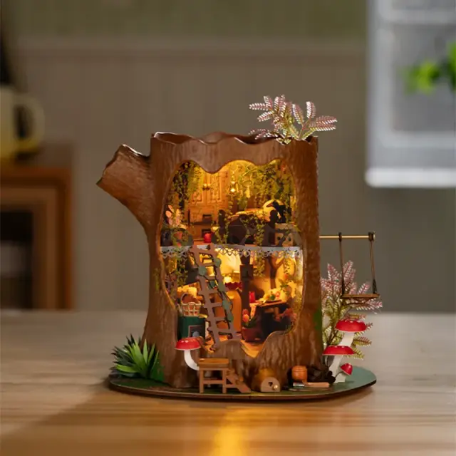 Robotime DIY Miniature House Fairytale Tree House DG179 3