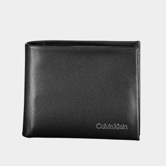 Calvin Klein - Δερμάτινο Ανδρικό Πορτοφόλι K50K510597-BAX Μαύρο