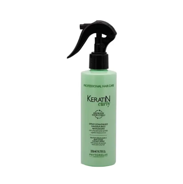Phytorelax Keratin Curly Revive Your Curls Anti-Frizz Instant Spray Σπρέι κατά του Φριζαρίσματος για Καλοσχηματισμένες Μπούκλες, 200ml