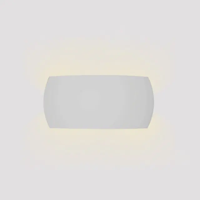 Inlight Επιτοίχιο Φωτιστικό Γύψινο Λευκό 1×E14 – Up/Down 31 cm (43050-White)
