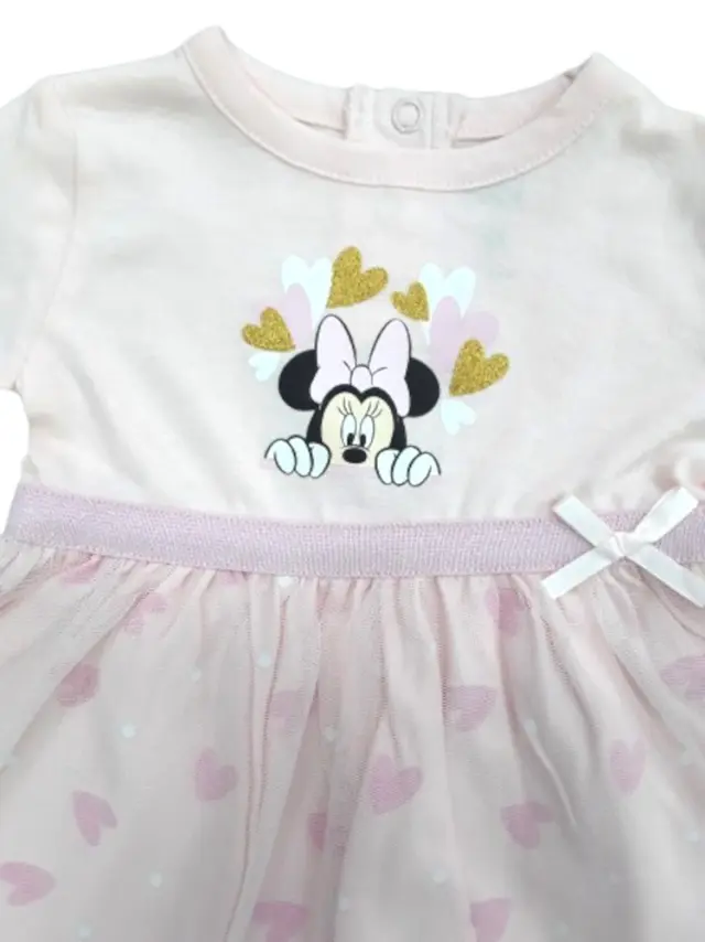 Φόρεμα με Κορδέλα Minnie Baby Pink 8030269 - 12 M (80cm) 2